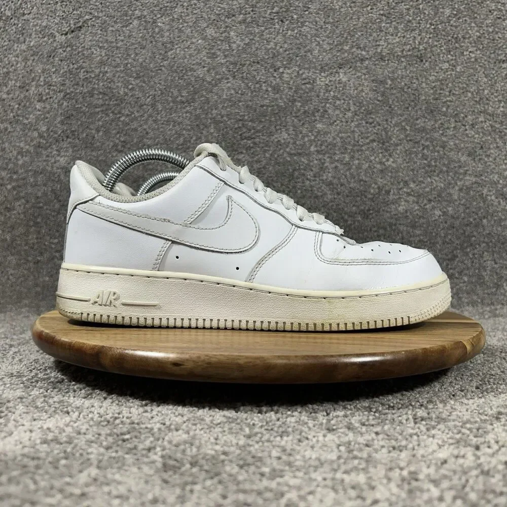 Nike Air Force 1 '07 Low DD8959-100 Women’s Size 10 White Leather Athletic Shoes